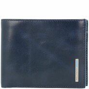 Piquadro Niebieski kwadratowy portfel skórzany 12,5 cm zdjęcie produktu