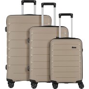 d&n Travel Line 4100 4 kółka Zestaw walizek 3-części zdjęcie produktu