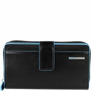 Piquadro Niebieski kwadratowy portfel RFID skórzany 17,5 cm zdjęcie produktu