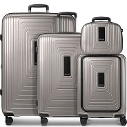 Redolz Zestaw walizek na 4 kółkach Essentials14 Beautycase 4szt z rozkładaną przegrodą na laptopa zdjęcie produktu