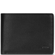 Redolz Leather Essentials QF portfel RFID skórzany 12 cm rozkładany z przegrodą na zamek błyskawiczny zdjęcie produktu