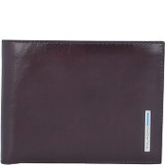 Piquadro Niebieski kwadratowy portfel skórzany 12,5 cm zdjęcie produktu