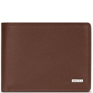 Redolz Leather Essentials QF portfel RFID skórzany 12 cm rozkładany z przegrodą na zamek błyskawiczny zdjęcie produktu