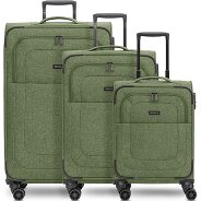 Redolz Essentials 12 THREE SET 4 kółka Zestaw walizek 3-części z plisą rozprężną zdjęcie produktu