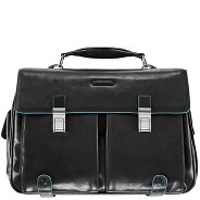 Piquadro Blue Square Briefcase Leather 43 cm Laptop Compartment zdjęcie produktu