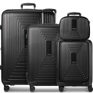 Redolz Zestaw walizek na 4 kółkach Essentials14 Beautycase 4szt z rozkładaną przegrodą na laptopa zdjęcie produktu