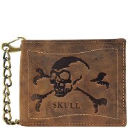 Greenburry Vintage Skull Wallet Leather 12 cm zdjęcie produktu