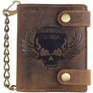 Greenburry Vintage Skull Wallet Leather 10 cm zdjęcie produktu