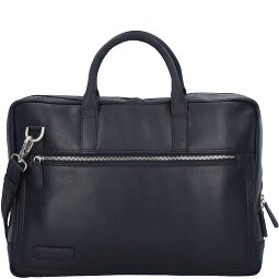 Plevier Vintage London Teczka Ochrona RFID Skóra 41 cm Komora na laptopa  Model 2