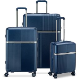 Roncato Airglam 4 kółka Zestaw walizek 3-części z plisą rozprężną  Model 1