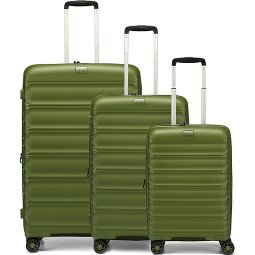 d&n Travel Line 4700 4 kółka Zestaw walizek 3-części z plisą rozprężną  Model 3