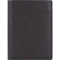 Esquire Nowy jedwabno-skórzany portfel 9 cm  Model 1