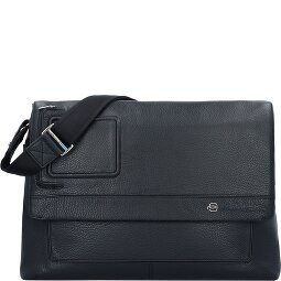 Piquadro Vibe Briefcase Messenger Skórzany 41 cm Komora na laptopa  Model 1