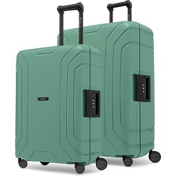 Redolz Zestaw walizek Essentials 15 z 4 kółkami, rozmiary M i L, z zamkiem trzypunktowym  Model 4