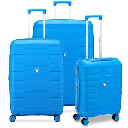 Roncato Skyline 2.0 4 kółka Zestaw walizek 3-części z plisą rozprężną  Model 6