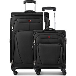 Wenger Zestaw walizek Beaumont z 4 kółkami, rozmiary S i L, z funkcją poszerzenia przegrody  Model 1