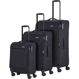 Travelite Chios 4 kółka Zestaw walizek 3-części z plisą rozprężną  Model 3
