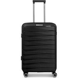 Franky London 4 kółka Walizka M 65 cm z plisą rozprężną  Model 2