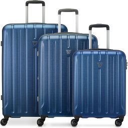 Roncato Kinetic 2.0 4 kółka Zestaw walizek 3-części z plisą rozprężną  Model 1