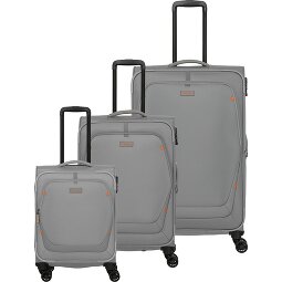 Travelite Umbria 4 kółka Zestaw walizek 3-części z plisą rozprężną  Model 4