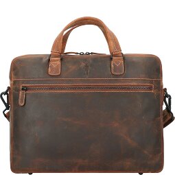 Jack Kinsky Teczka Baltimore 8 Skórzana przegroda na laptopa 40 cm  Model 2
