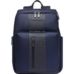 Piquadro Krótki plecak podróżny skórzany 43 cm przegroda na laptopa  Model 2
