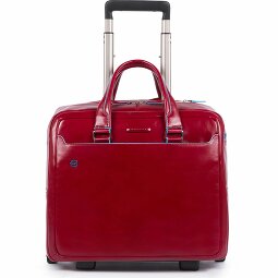 Piquadro Blue Square 2-Wheel Business Trolley Leather 36 cm Laptop Compartment  Model 3