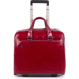 Piquadro Blue Square 2-Wheel Business Trolley Leather 36 cm Laptop Compartment  Model 2