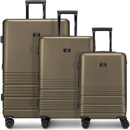 camel active Hanoi 4 kółka Zestaw walizek 3-części z funkcją poszerzenia  Model 4