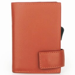 SecWal Etui na karty kredytowe  2 Skórzany portfel RFID 9 cm  Model 1