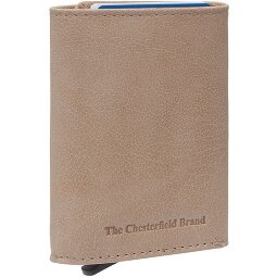 The Chesterfield Brand Antique Buff Etui na karty kredytowe Ochrona RFID Skórzany 7 cm  Model 4