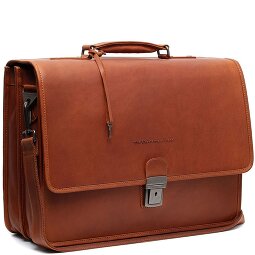 The Chesterfield Brand Glenwood Briefcase Messenger Skórzany 42 cm Komora na laptopa  Model 3