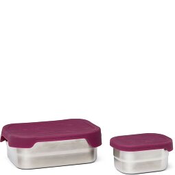 Ergobag Zestaw Lunch Box ze stali nierdzewnej 2szt. 17 cm  Model 1