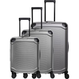 Travelite Millennium 4 kółka Zestaw walizek 3-części z plisą rozprężną  Model 4