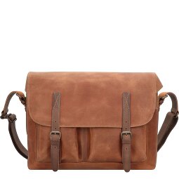 aunts & uncles Good Old Friends Bro Messenger Leather 39 cm Laptop Compartment  Model 2