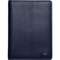 Golden Head Skórzane etui na karty identyfikacyjne RFID Capri 9 cm  Model 1