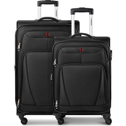 Wenger Zestaw walizek Beaumont z 4 kółkami, rozmiary M i L, z funkcją poszerzenia przegrody  Model 1