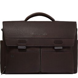 Piquadro Hedley Briefcase Messenger Ochrona RFID Skórzany 42 cm Komora na laptopa  Model 2