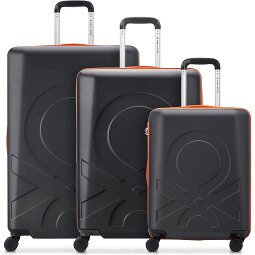 Delsey Paris x Zestaw walizek na 4 kółkach United Colors of Benetton Fabrica 3 szt.  Model 1