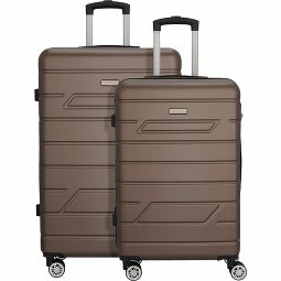 Nowi Bergamo 4 kółka Zestaw walizek 2-części  Model 2