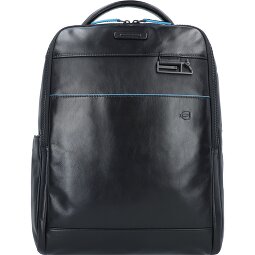 Piquadro Blue Square Revamp Plecak biznesowy Skórzany 37 cm Komora na laptopa  Model 1