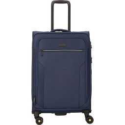 d&n Travel Line 9704 4 kółka Walizka M 68 cm z plisą rozprężną  Model 2