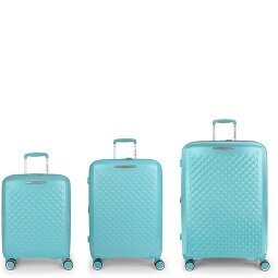 Gabol Queens 4 kółka Zestaw walizek 3-części z plisą rozprężną  Model 6