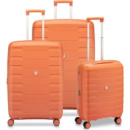 Roncato Skyline 2.0 4 kółka Zestaw walizek 3-części z plisą rozprężną  Model 8