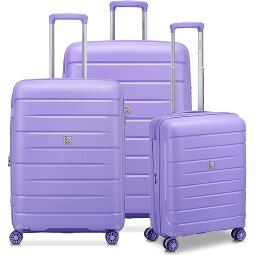 MODO by Roncato Starlight 3.0 4 kółka Zestaw walizek 3-części z plisą rozprężną  Model 6