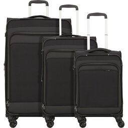 d&n Travel Line 9504 4 kółka Zestaw walizek 3-części z plisą rozprężną  Model 1