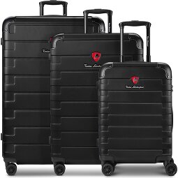 Tonino Lamborghini Walizka  Milano 3-SET z elastycznym składaniem i walizką XL  Model 1
