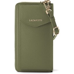 Lazarotti Skórzane etui na telefon komórkowy Bologna z zamkiem błyskawicznym 19 cm  Model 7