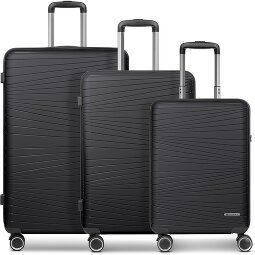 Franky 4-kołowy zestaw walizek Dallas 3.0 3-częściowy z elastyczną plisą  Model 1