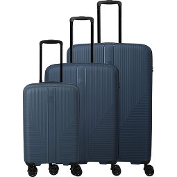 Travelite Air Stripe 4 kółka Zestaw walizek 3-części z plisą rozprężną  Model 2